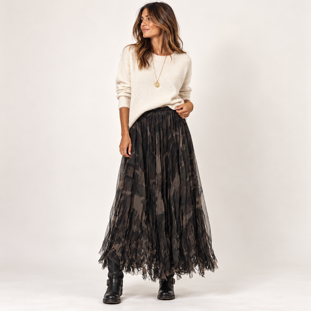 Gonna Tulle Camouflage