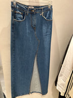 Gonna lunga in denim