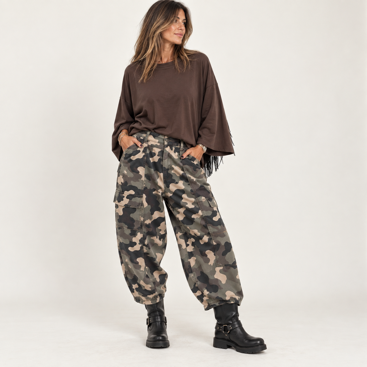 Panta camouflage cargo