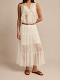 Gonna in pizzo e tulle