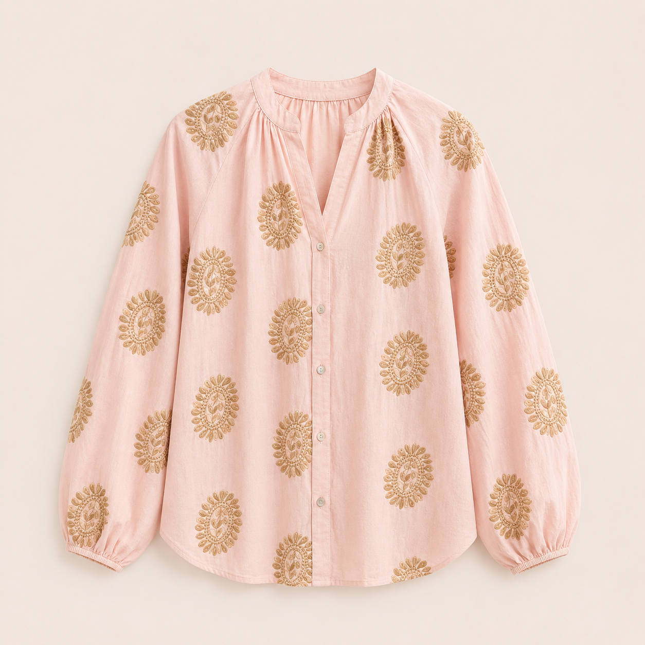 Camicia con ricami