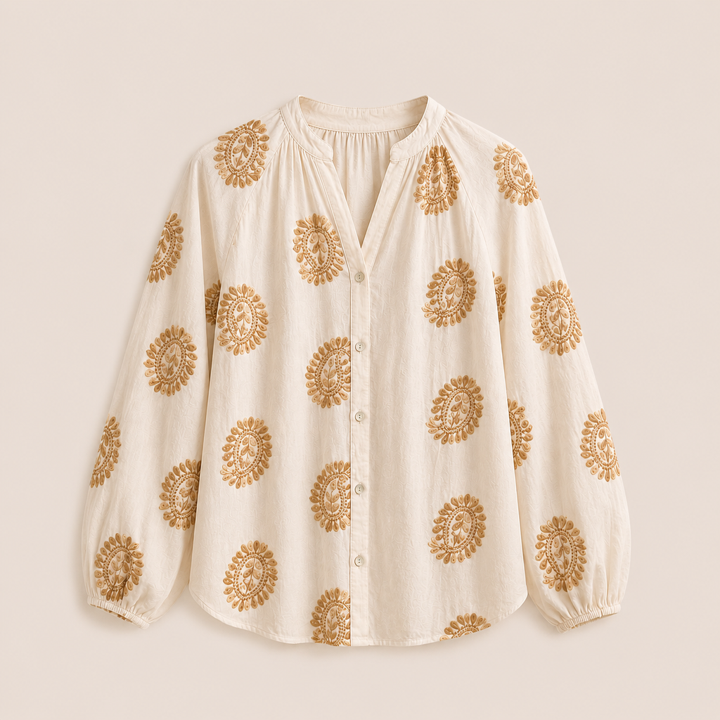 Camicia con ricami