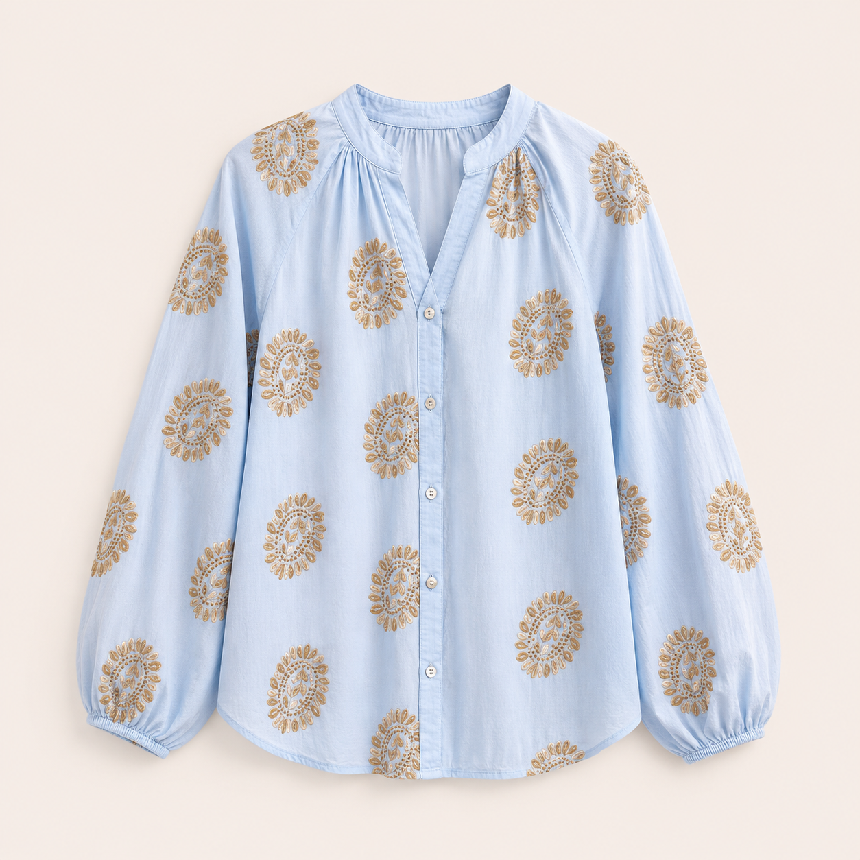 Camicia con ricami