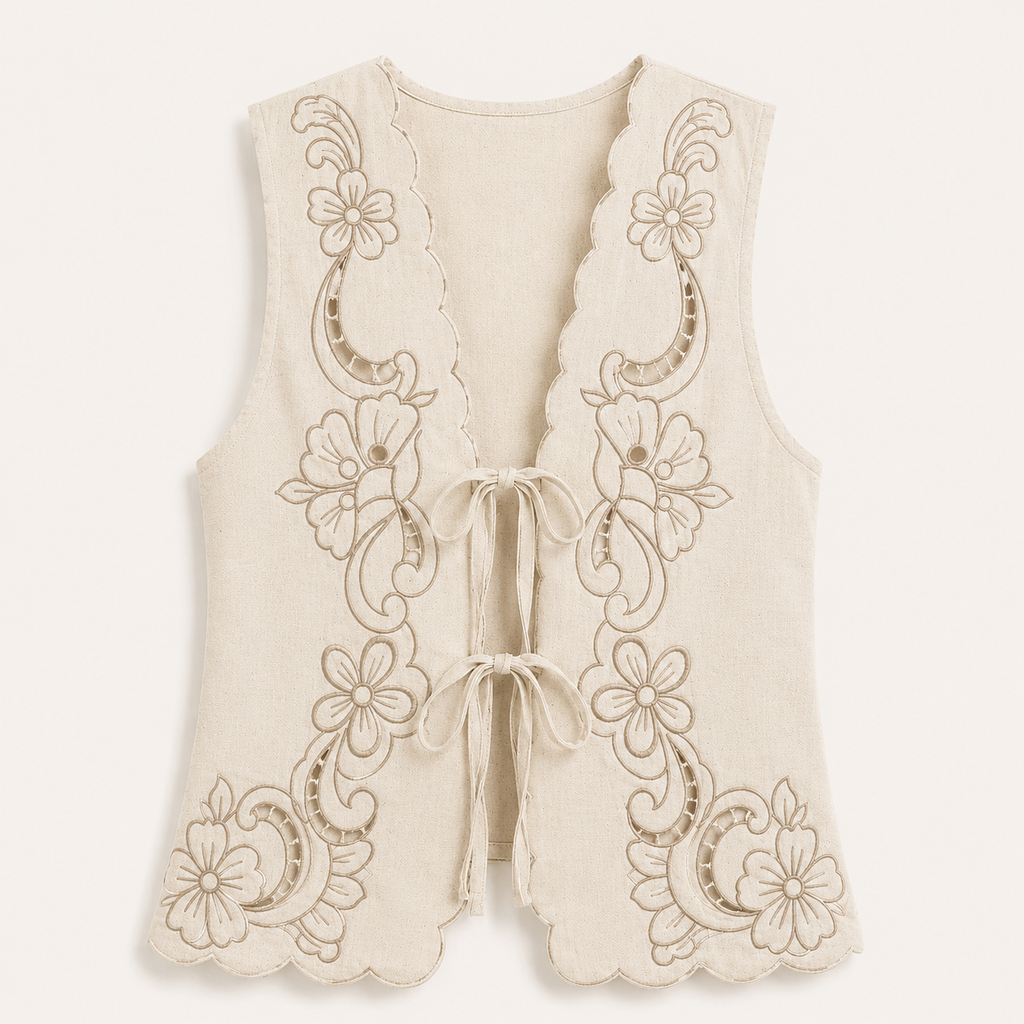 Gilet floreale