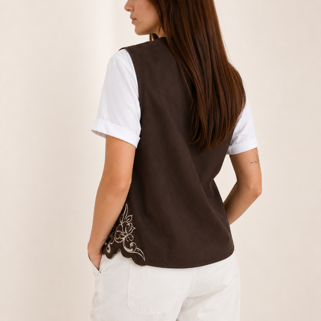 Gilet floreale