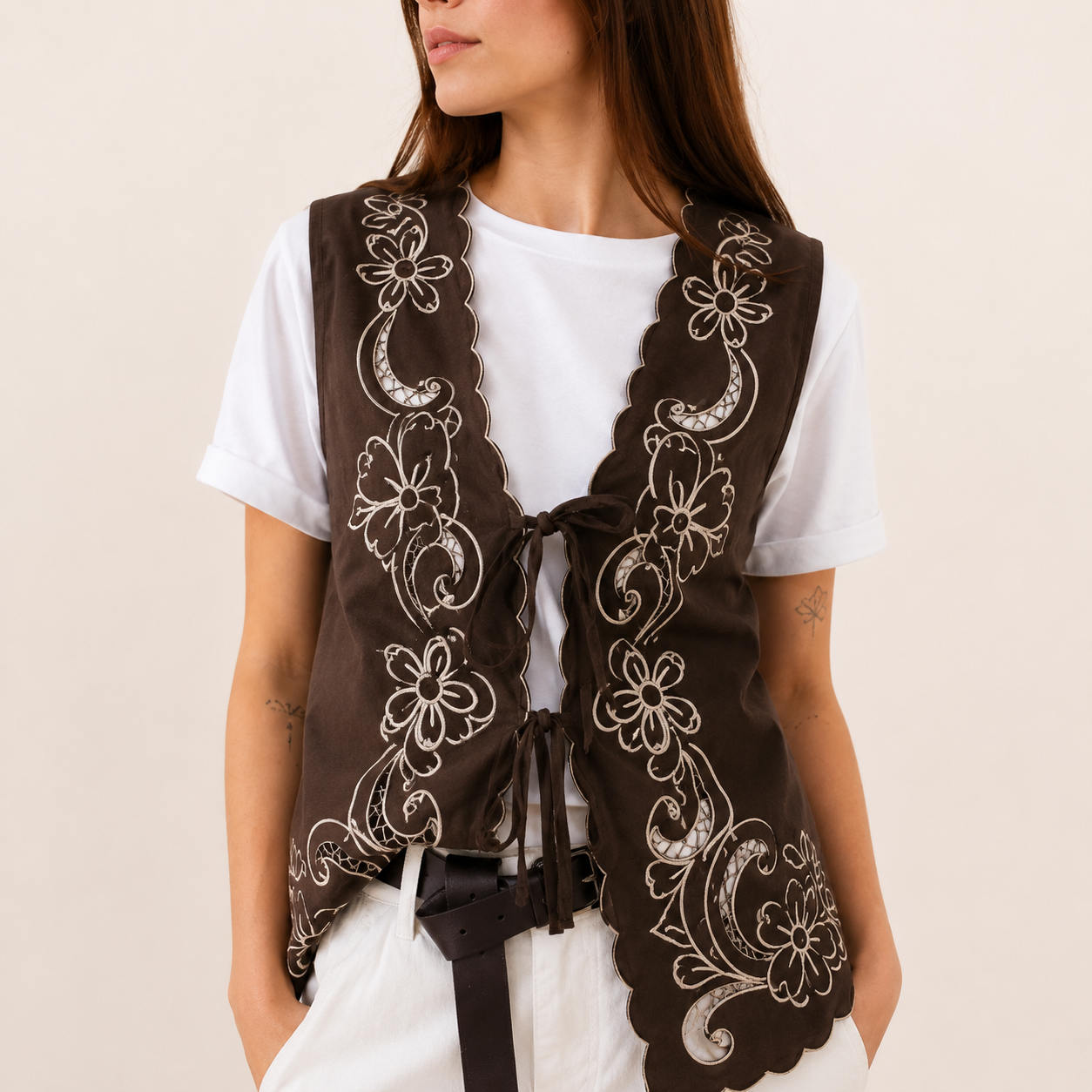 Gilet floreale