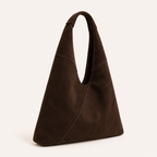 Borsa a spalla scamosciata