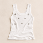 Top con strass