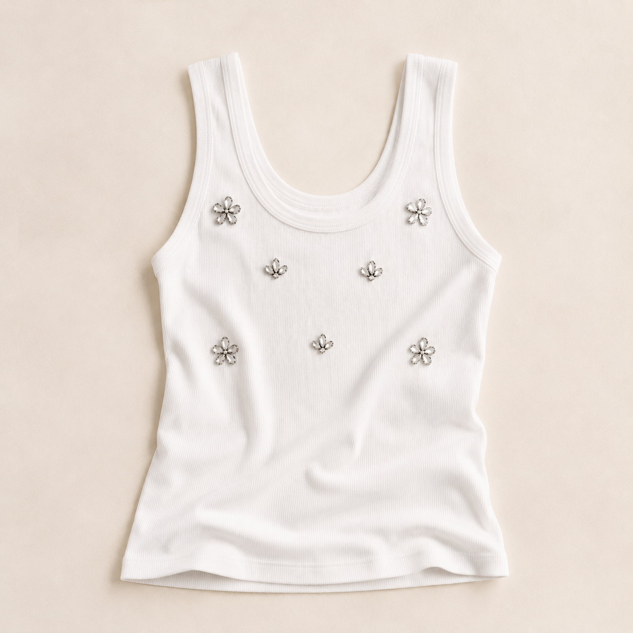 Top con strass