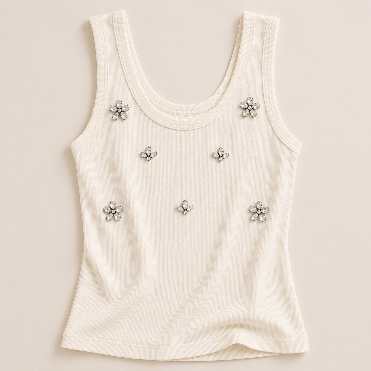 Top con strass