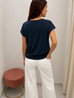 T-shirt collo a V