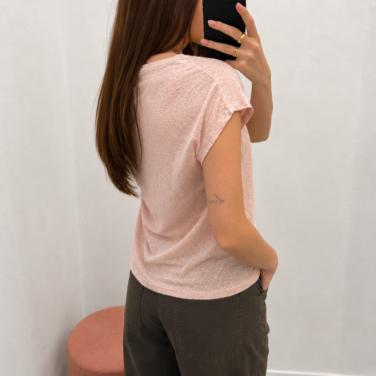 T-shirt collo a V