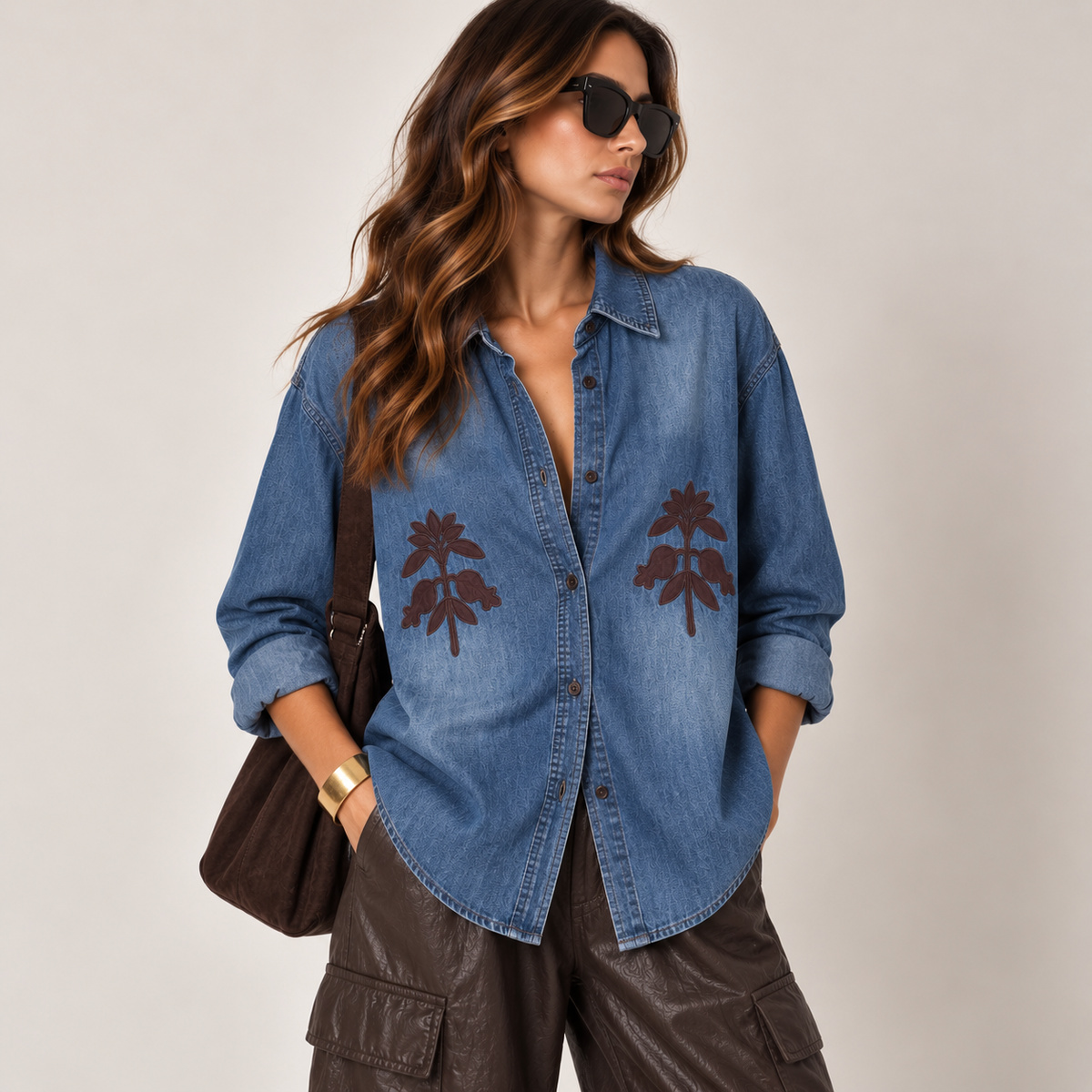 Camicia ricamo