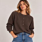 Maglia Serafino girocollo