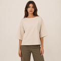 T-shirt over manica corta