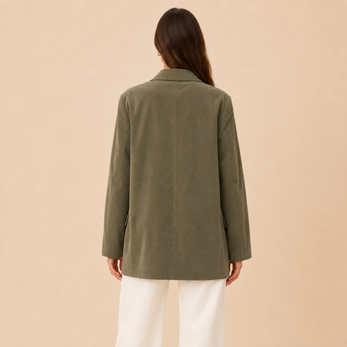 Blazer scamosciato