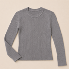 Maglia a costine con lurex