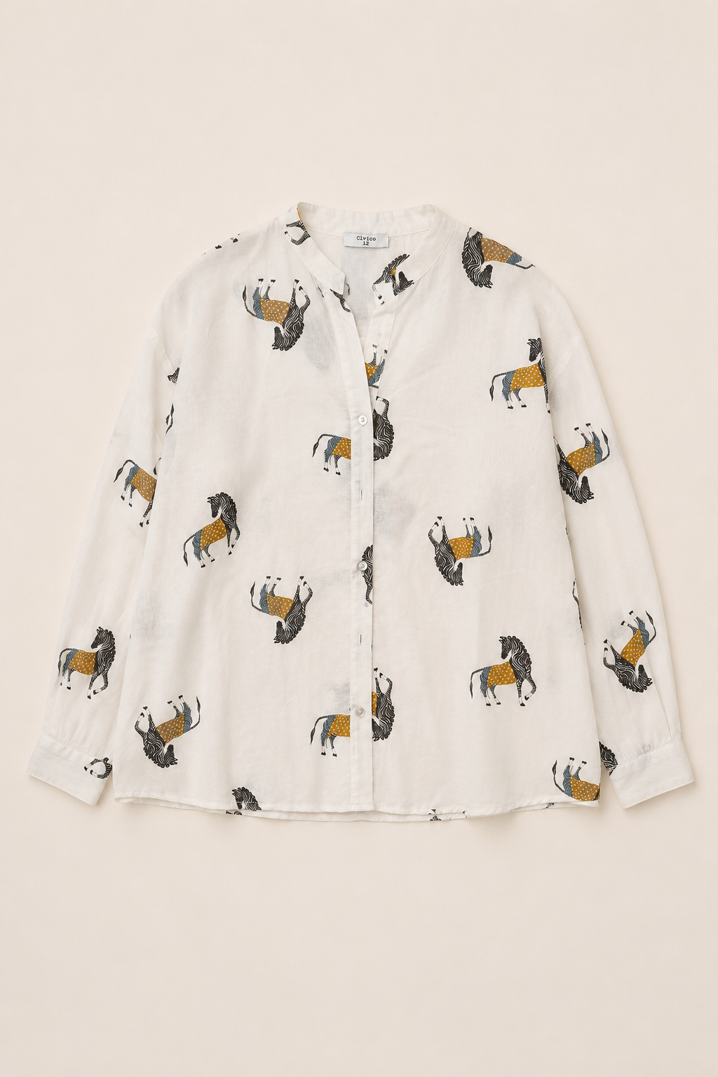 Camicia con zebre
