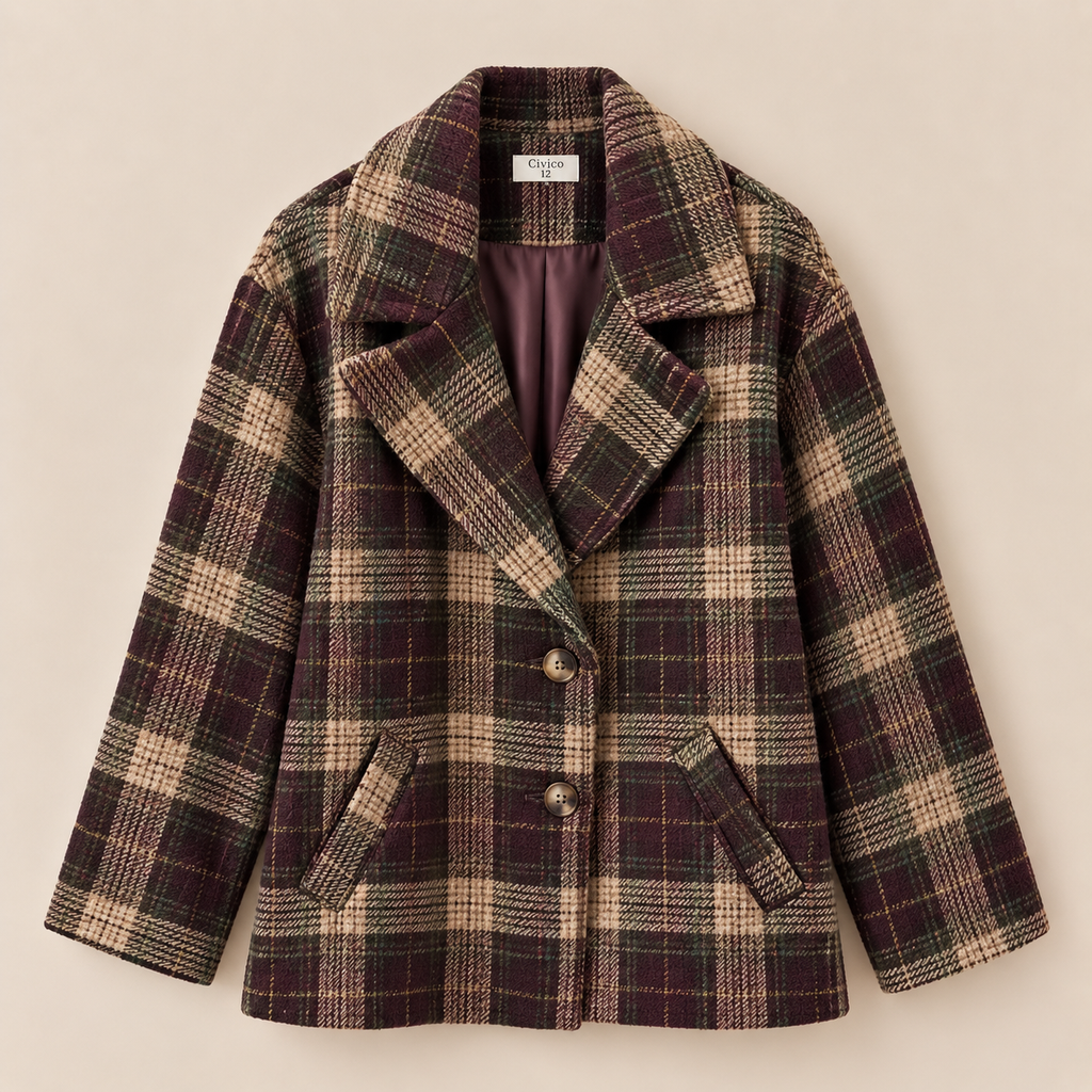 Cappotto Aosta Bordeaux