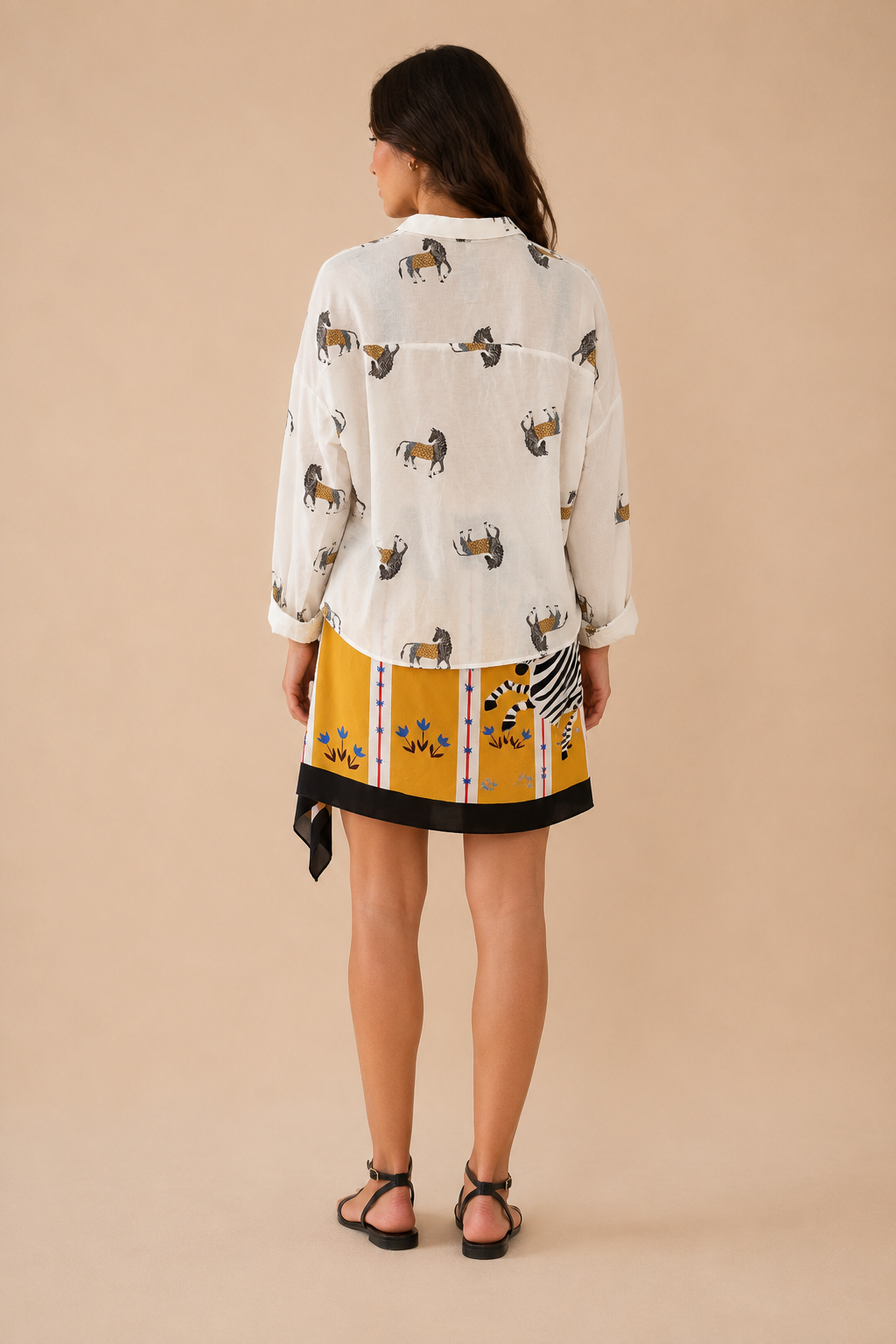Camicia con zebre