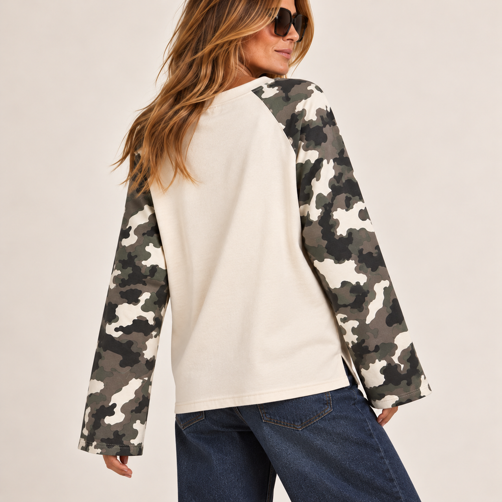 T-shirt manica lunga Camo