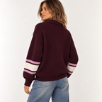 Maglia College mezza zip