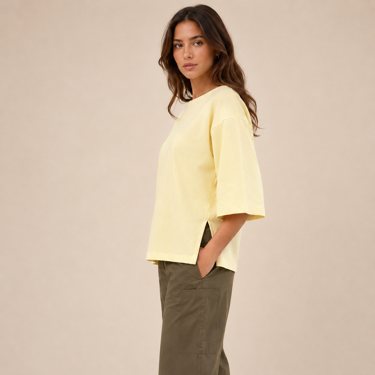 T-shirt over manica corta
