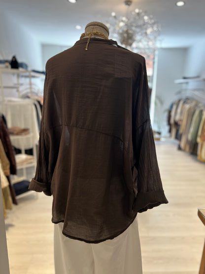 Camicia collo alla coreana
