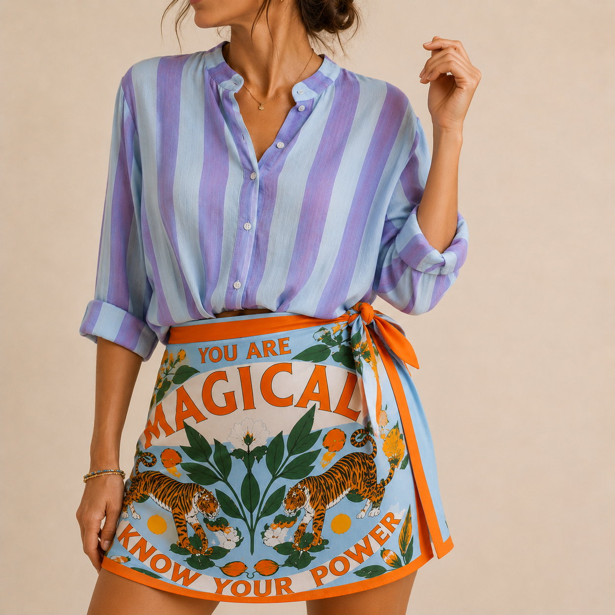 Camicia a righe