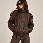 Bomber eco pelle star