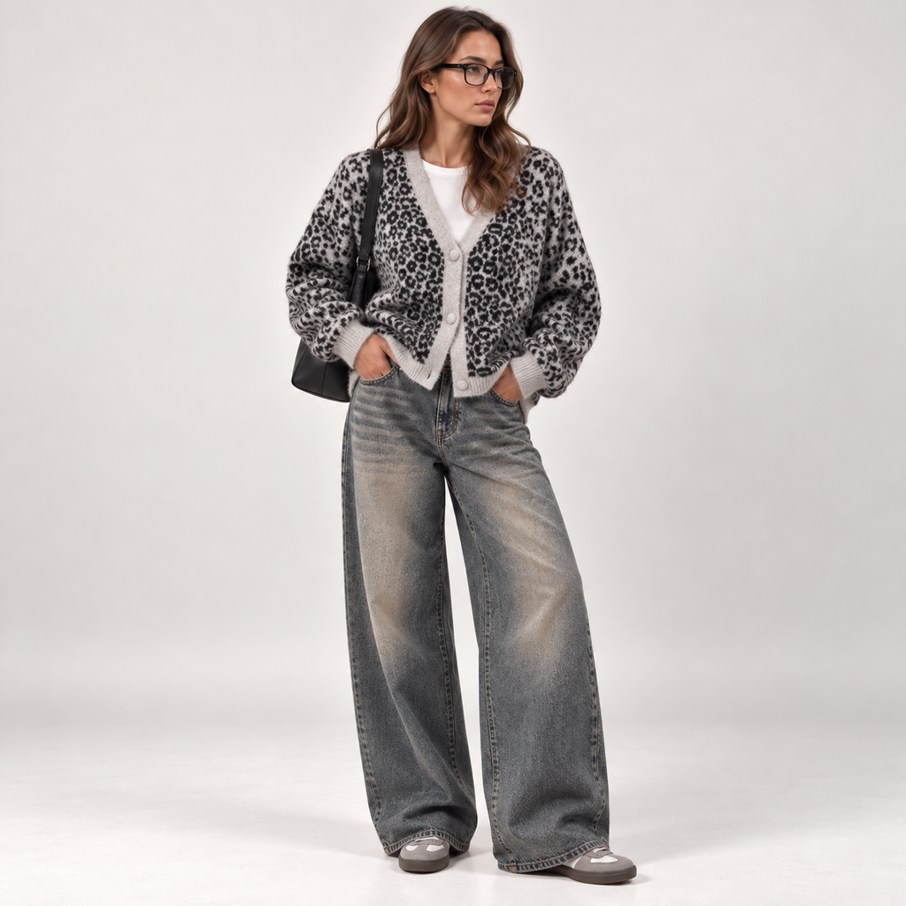 Cardigan Animalier