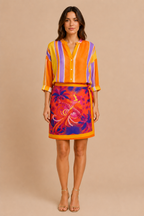 Camicia righe multicolor