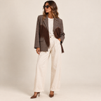 Blazer cuore frange