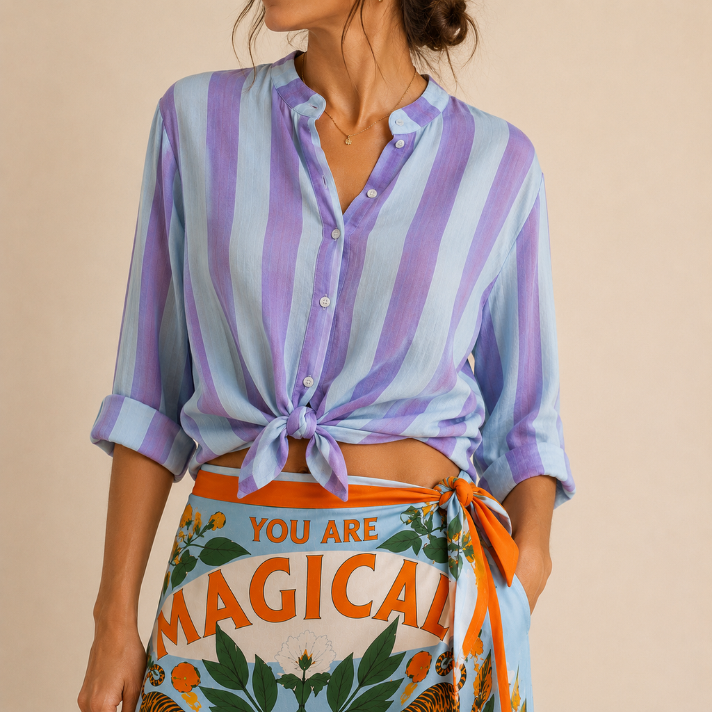 Camicia a righe
