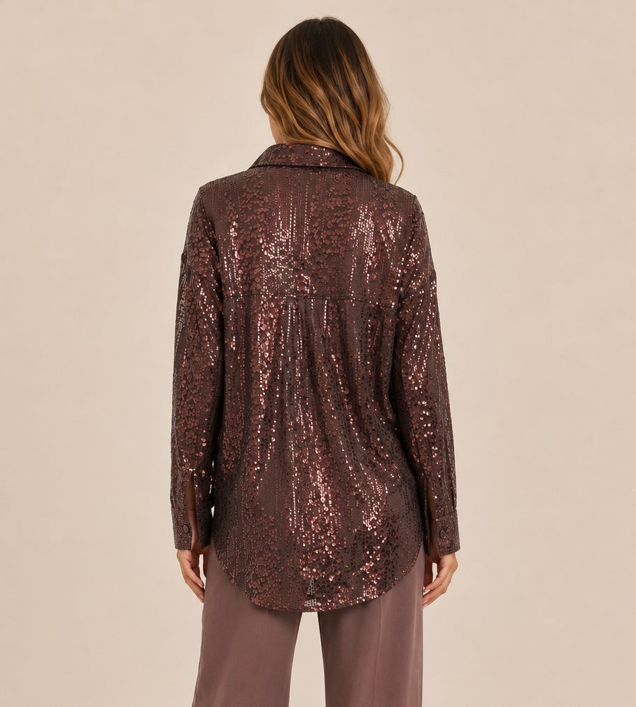 Camicia paillettes