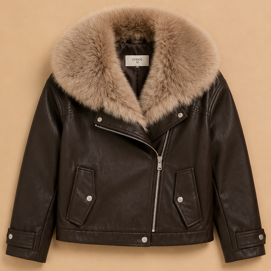 Giacca eco-pelle