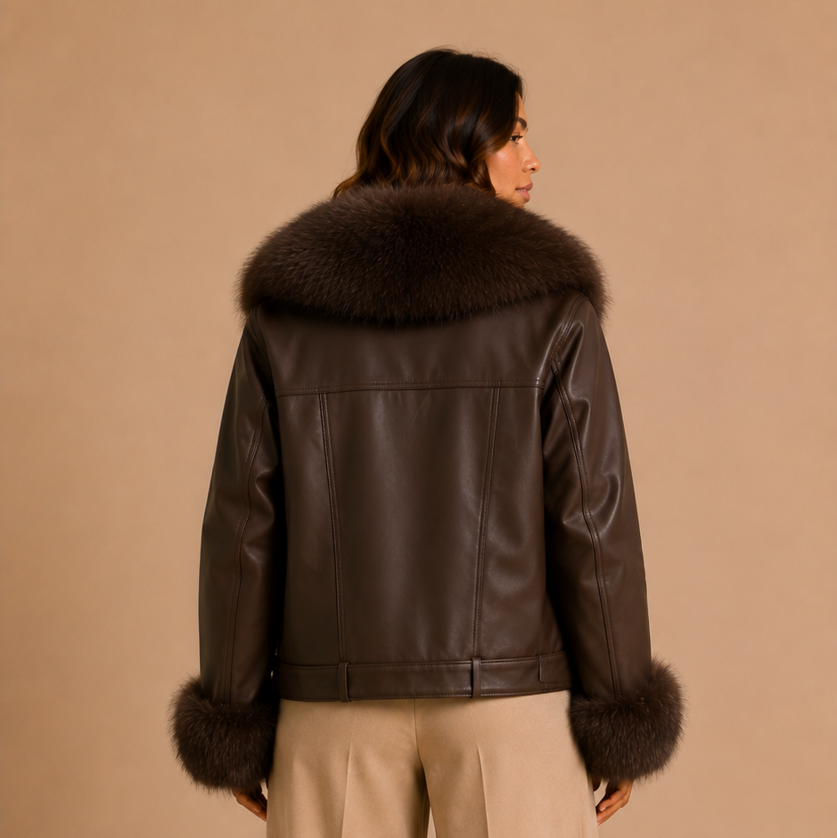 Giacca Biker imbottita