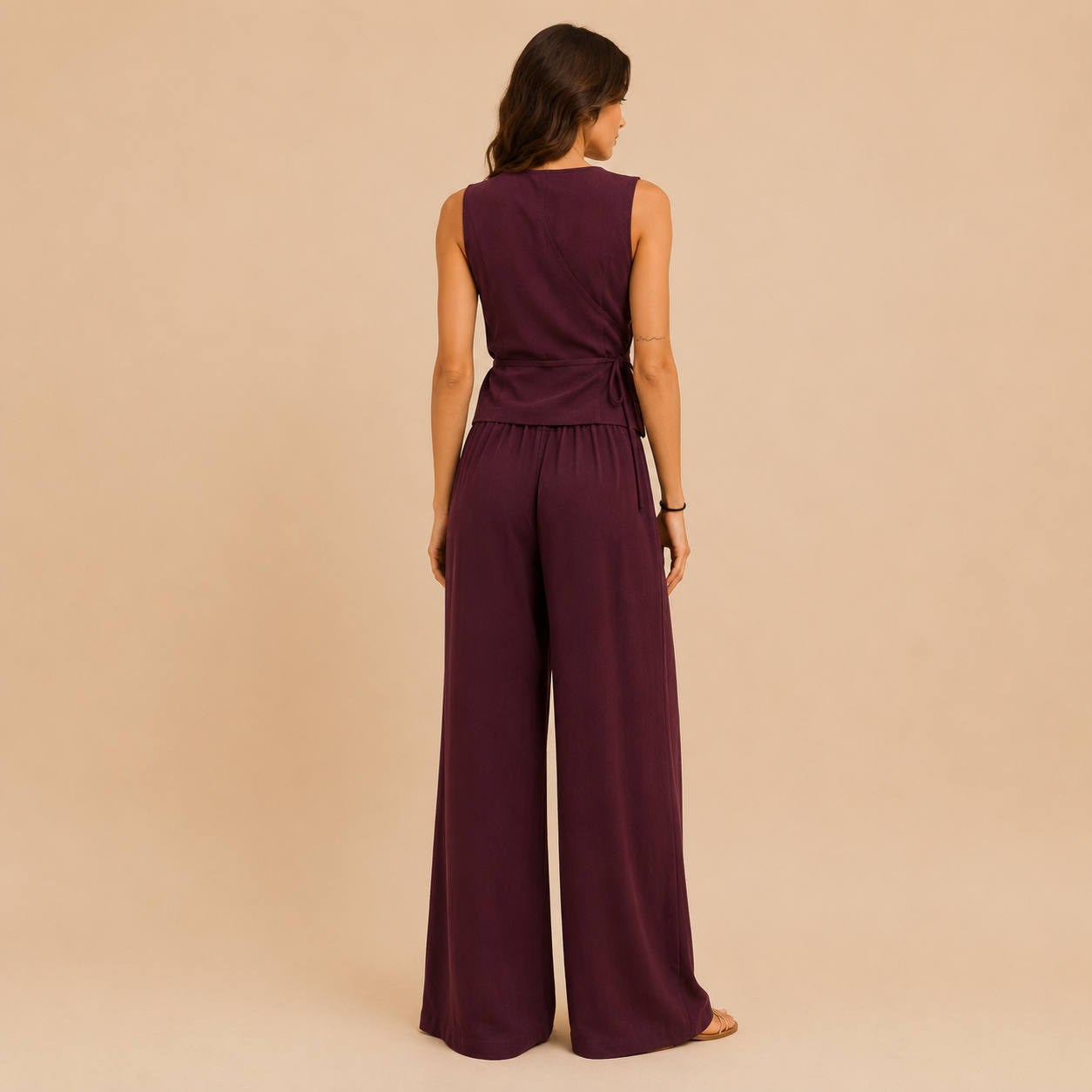Cordinato gilet e pantalone