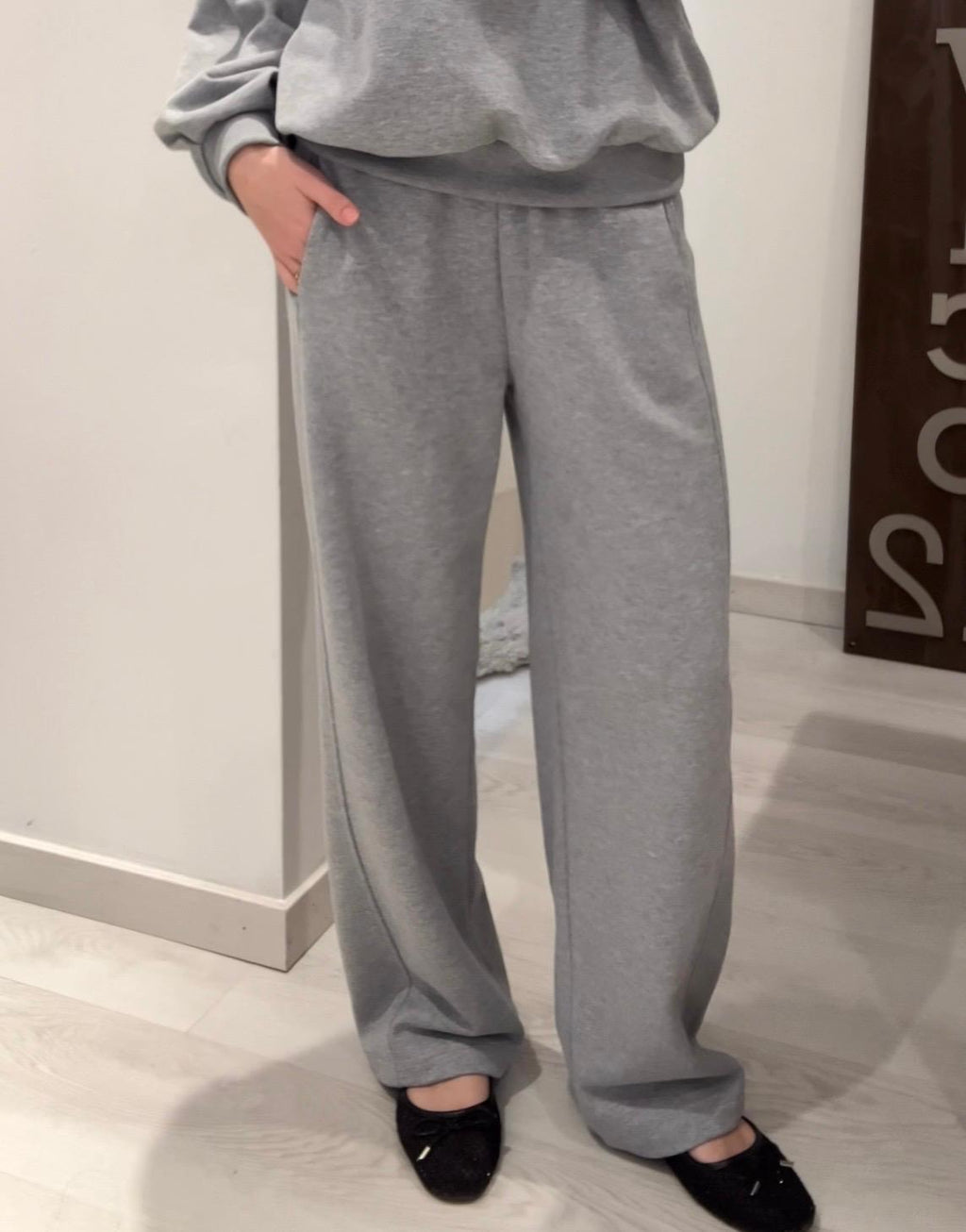 Pantalone in felpa modello Carrot
