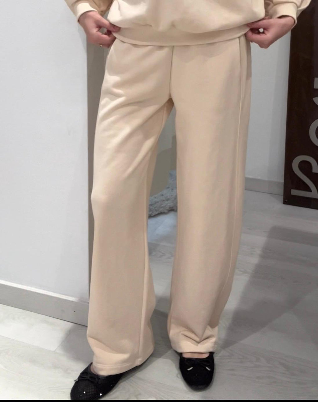 Pantalone in felpa modello Carrot