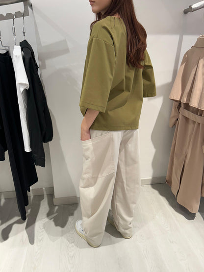 Pantalone "Carrot" con bottone